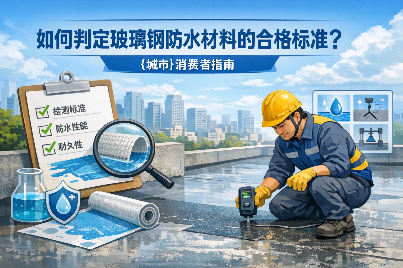 如何判定玻璃钢防水材料的合格标准？ 那曲 消费者指南