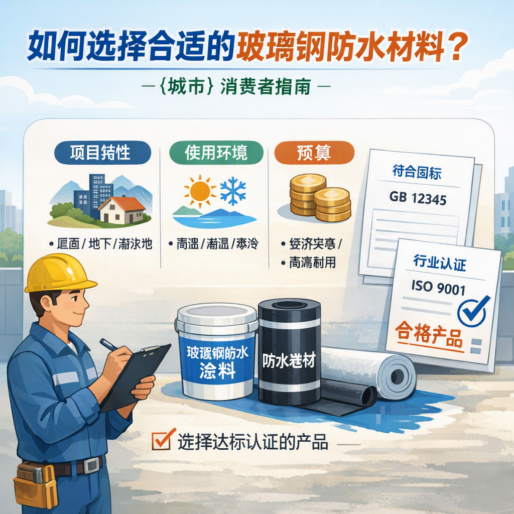 如何判定玻璃钢防水材料的合格标准? 那曲 消费者指南
