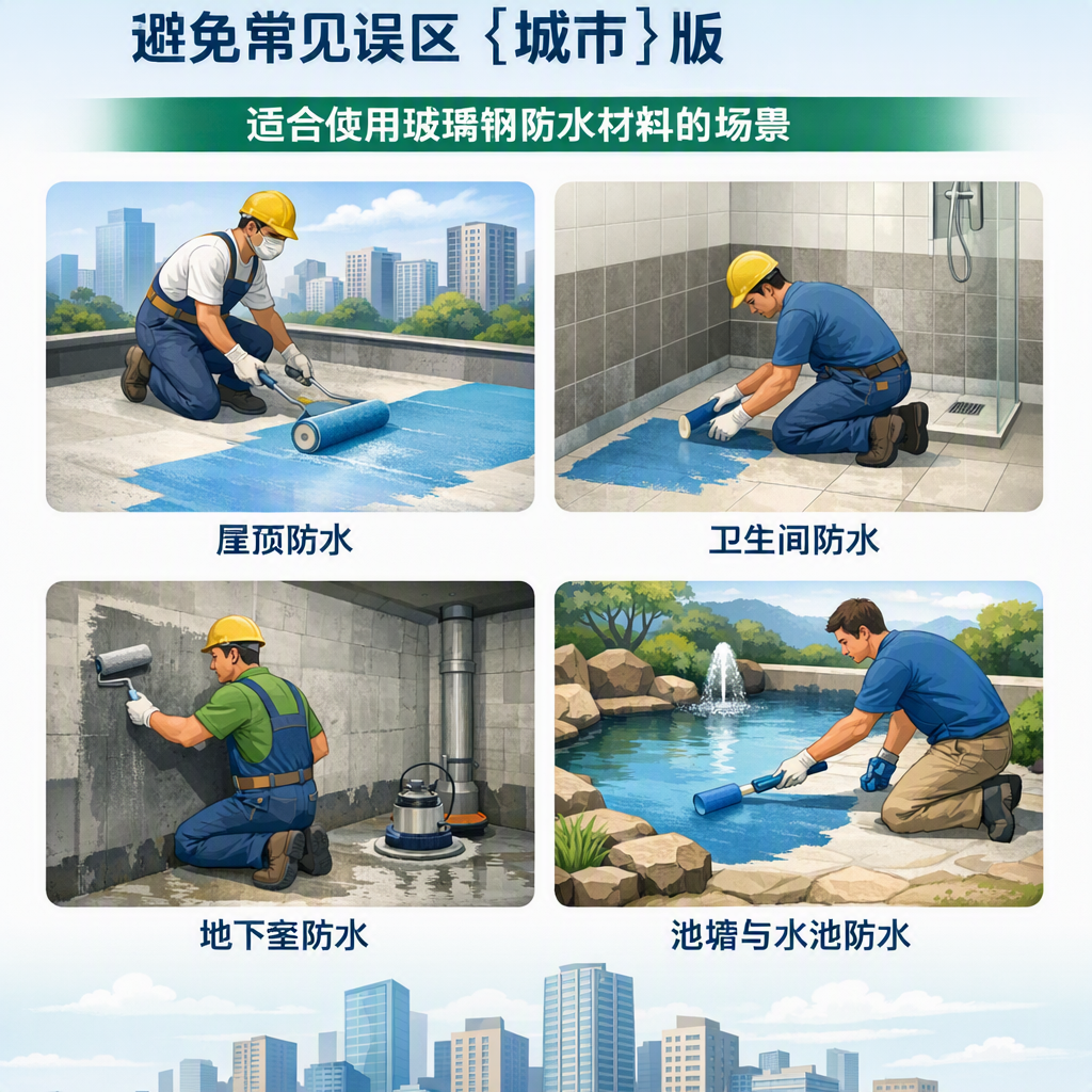 玻璃钢防水材料施工注意事项,避免常见误区 那曲 版