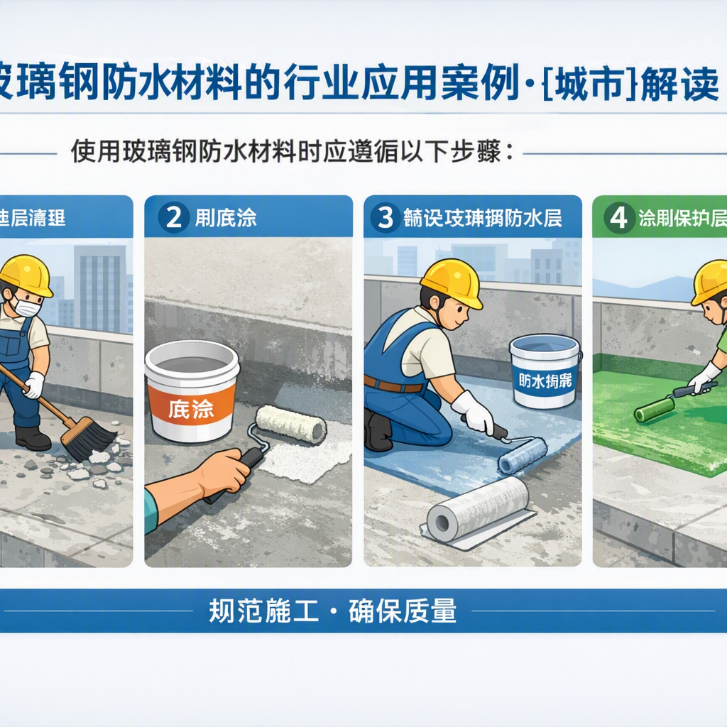 玻璃钢防水材料的行业应用案例，那曲解读