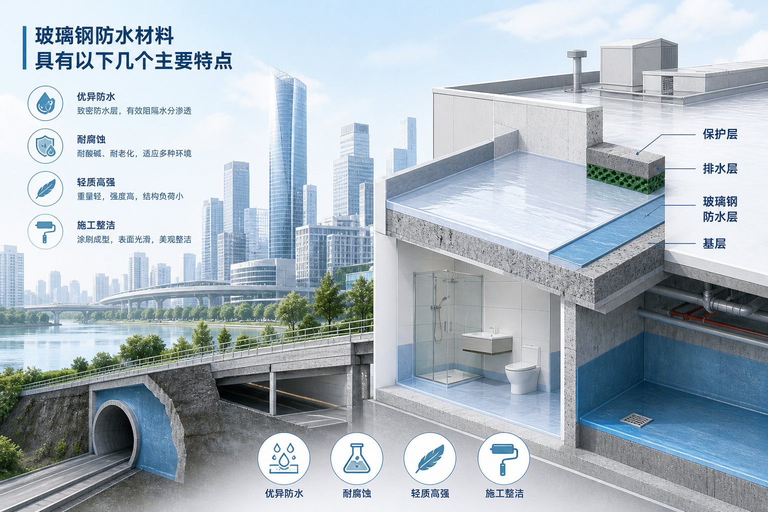 2023年玻璃钢防水材料市场趋势分析，关注 那曲 发展